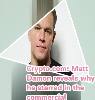 Cryptocom matt damon